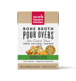 Honest Kitchen HK Bone Broth Pour Overs Chicken Stew 5.5 oz carton