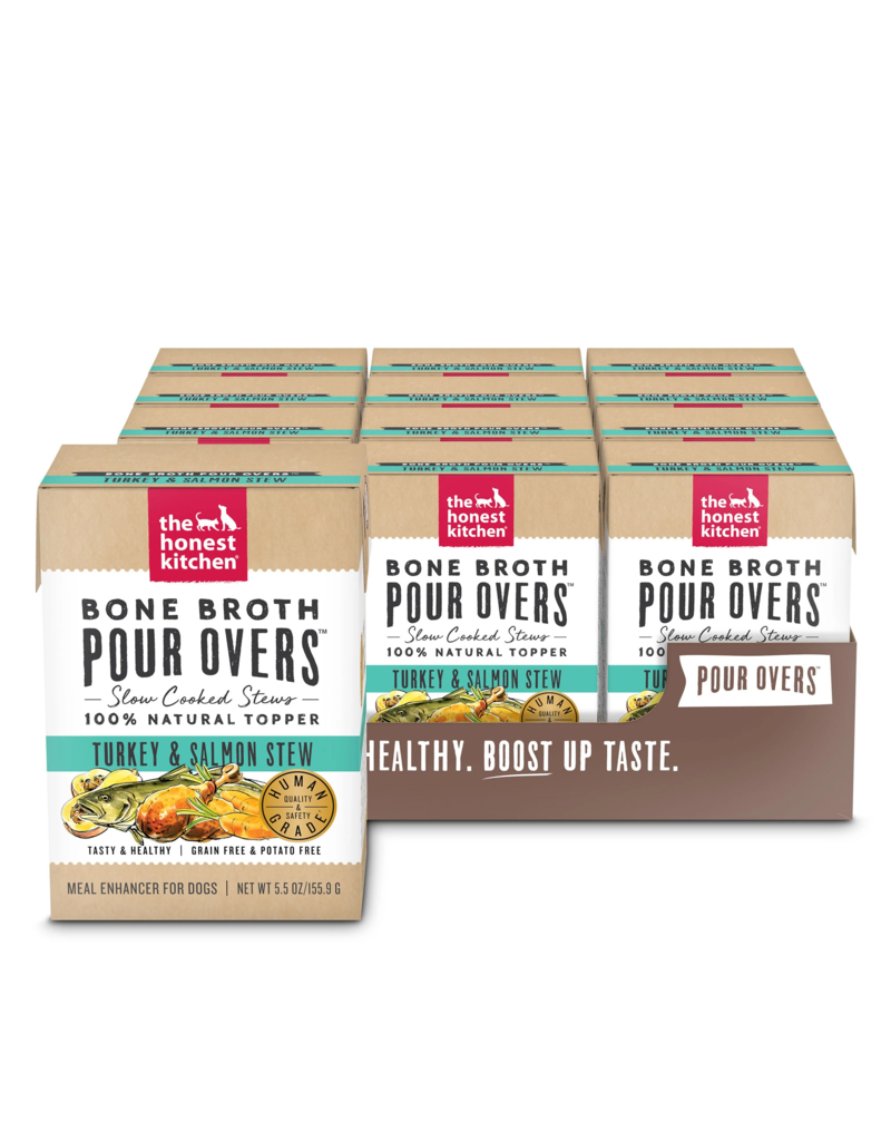 Honest Kitchen Honest Kitchen Bone Broth Pour Overs Turkey & Salmon Stew 5.5oz Carton