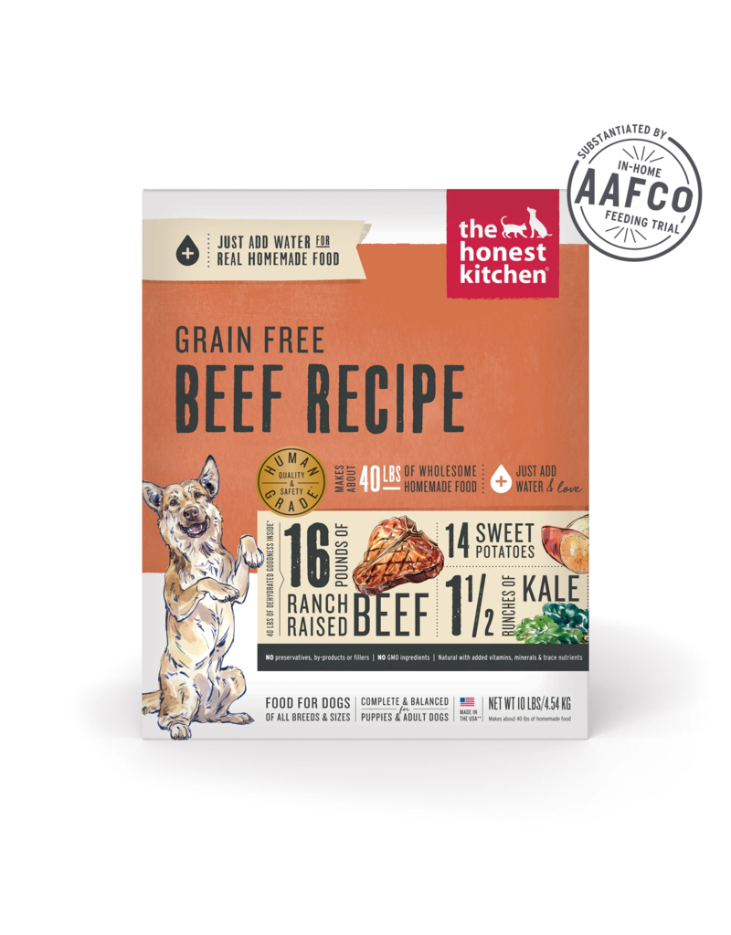 Honest Kitchen HK Grain Free Beef Recipe Dehydrated Dog Food