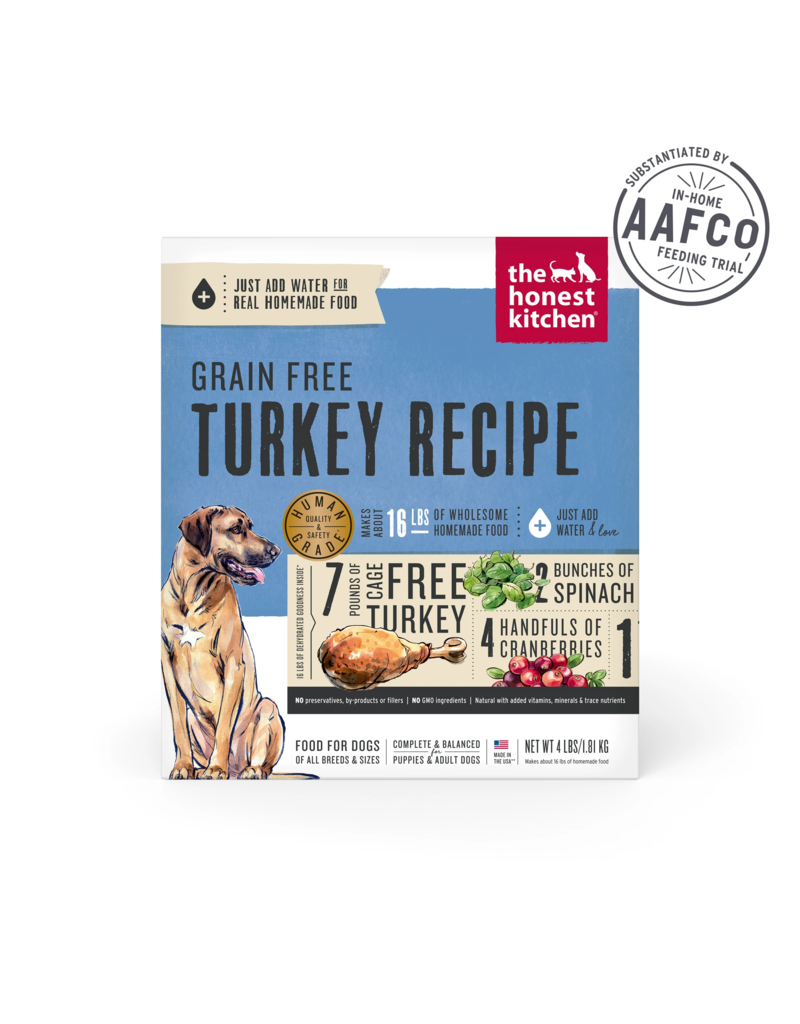 Honest Kitchen HK  Grain Free Turkey Recipe Dehydrated Dog Food