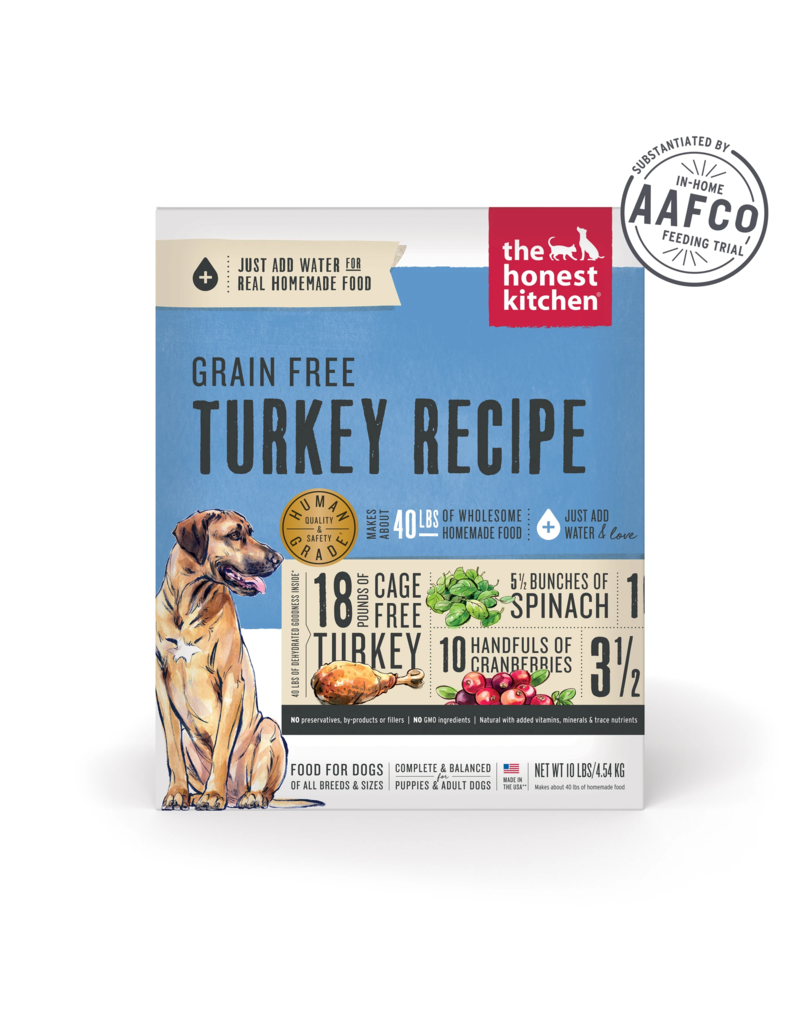 Honest Kitchen HK  Grain Free Turkey Recipe Dehydrated Dog Food