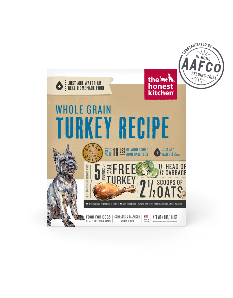 Honest Kitchen HK  Whole Grain Turkey Recipe Dehydrated Dog Food