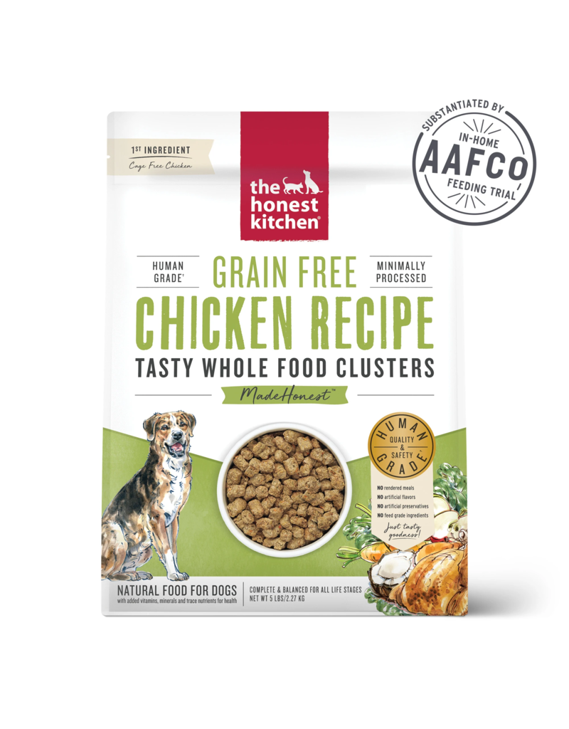 Honest Kitchen HK Whole Food Clusters Grain Free Chicken Dog Food