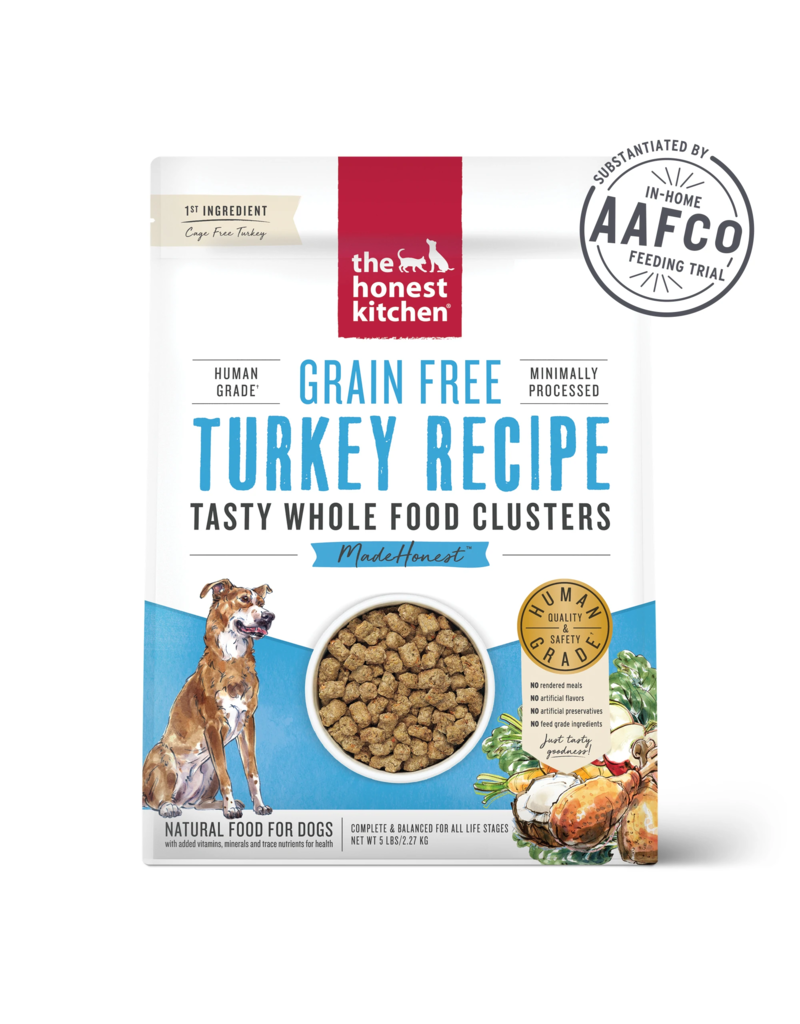 Honest Kitchen HK Whole Food Clusters Grain Free Turkey Dog Food