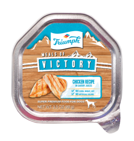 Triumph Evolve Classic Chicken Recipe Wet Dog Food 3.5 oz Tray