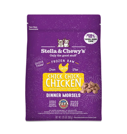 Stella & Chewys Stella And Chewy's Frozen Raw Chick, Chick, Chicken Dinner Morsels Cat Food 1.25 lb