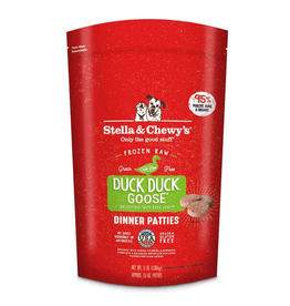 Stella & Chewys Stella And Chewy's Frozen Duck, Duck, Goose Dinner Patties Dog 3lb