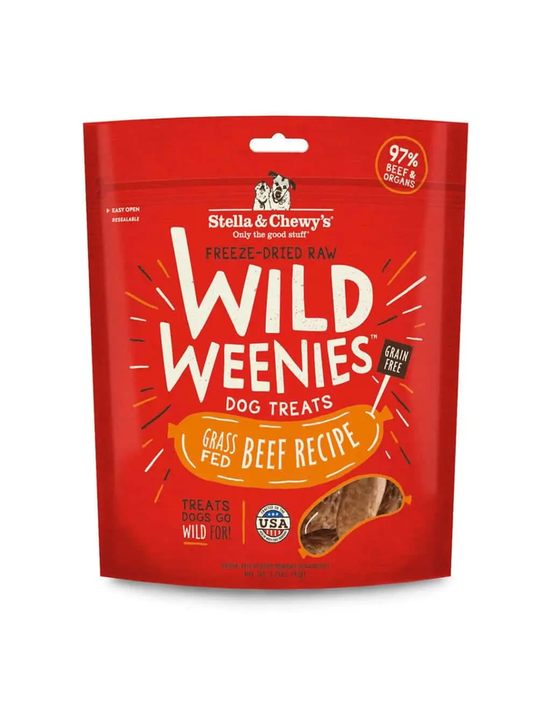 Stella & Chewys Stella And Chewy's Freeze Dried Raw Wild Weenies Beef Recipe Dog Treats