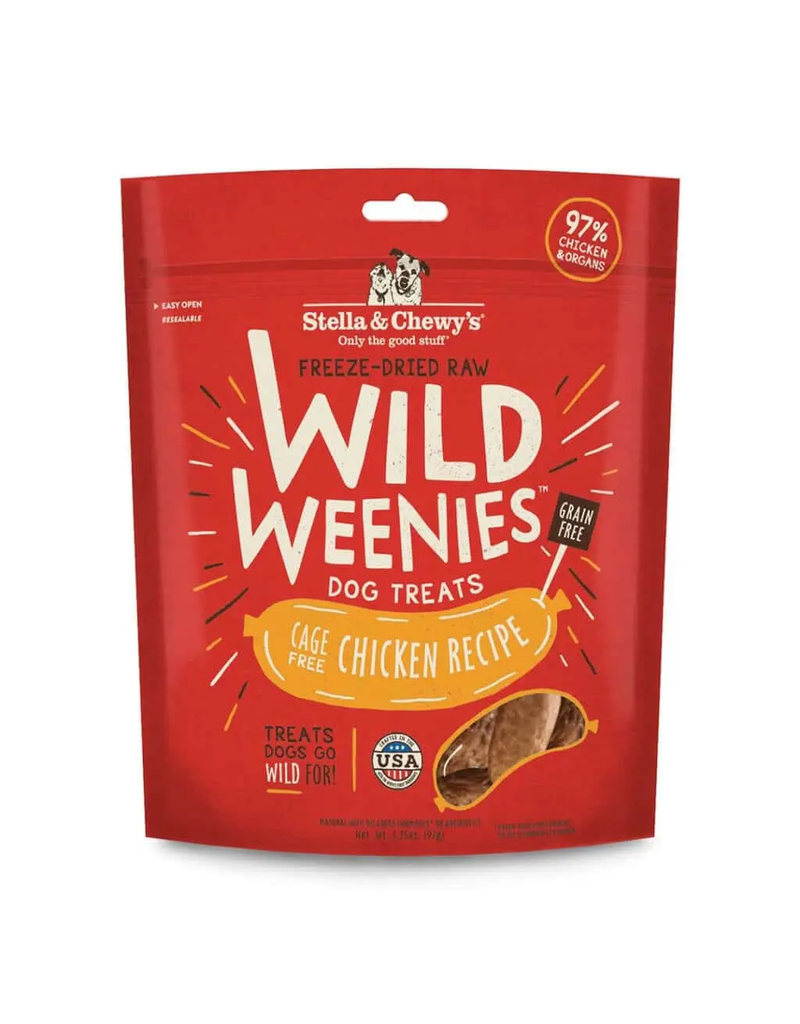 Stella & Chewys Stella And Chewy's Freeze Dried Raw Wild Weenies Chicken Recipe Dog Treats