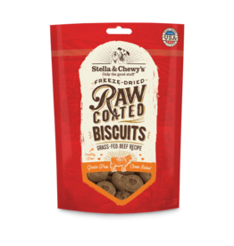 Stella & Chewys Stella And Chewy's Grass-Fed Beef Raw Coated Biscuits 9oz