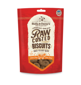 Stella & Chewys Stella & Chewy's Grass-Fed Beef Raw Coated Biscuits 9oz
