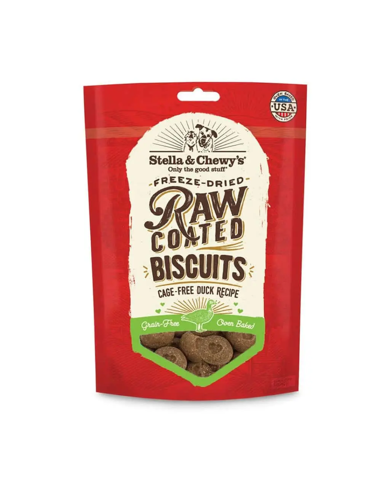 Stella & Chewys Stella And Chewy's Grass-Fed Duck Raw Coated Biscuits 9oz