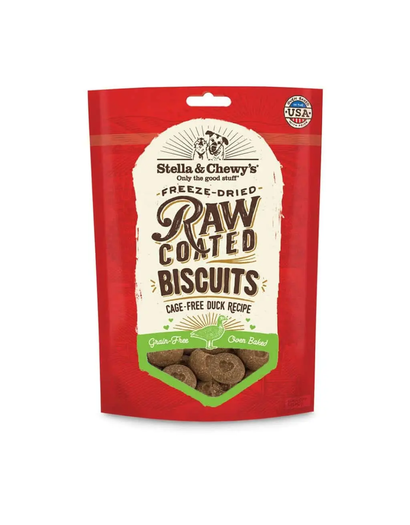 Stella & Chewys Stella & Chewy's Grass-Fed Duck Raw Coated Biscuits 9oz