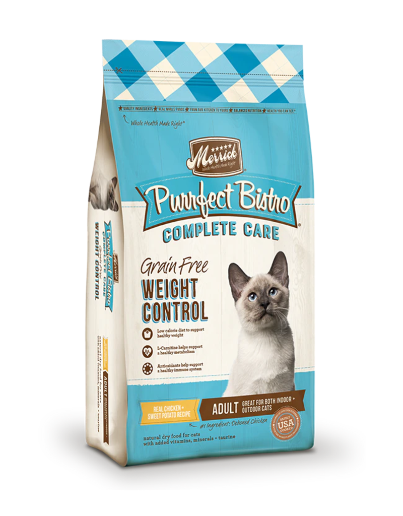 Merrick Merrick Purrfect Bistro Complete Care Grain Free Weight Control Recipe Dry Cat Food 7 LB