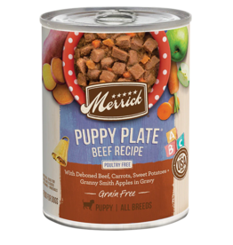 Merrick Merrick Puppy Plate Beef 12.7 oz can