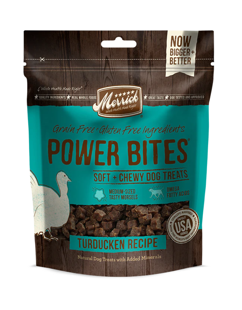 Merrick Merrick Power Bites Turducken Recipe Dog Treats