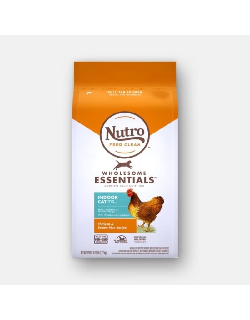 Nutro Nutro Wholesome Essentials Indoor Adult Chicken And Brown Rice Cat Food 5 LB