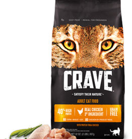 Nutro Crave Adult Dry Cat Food With Protein From Chicken 4 lbs