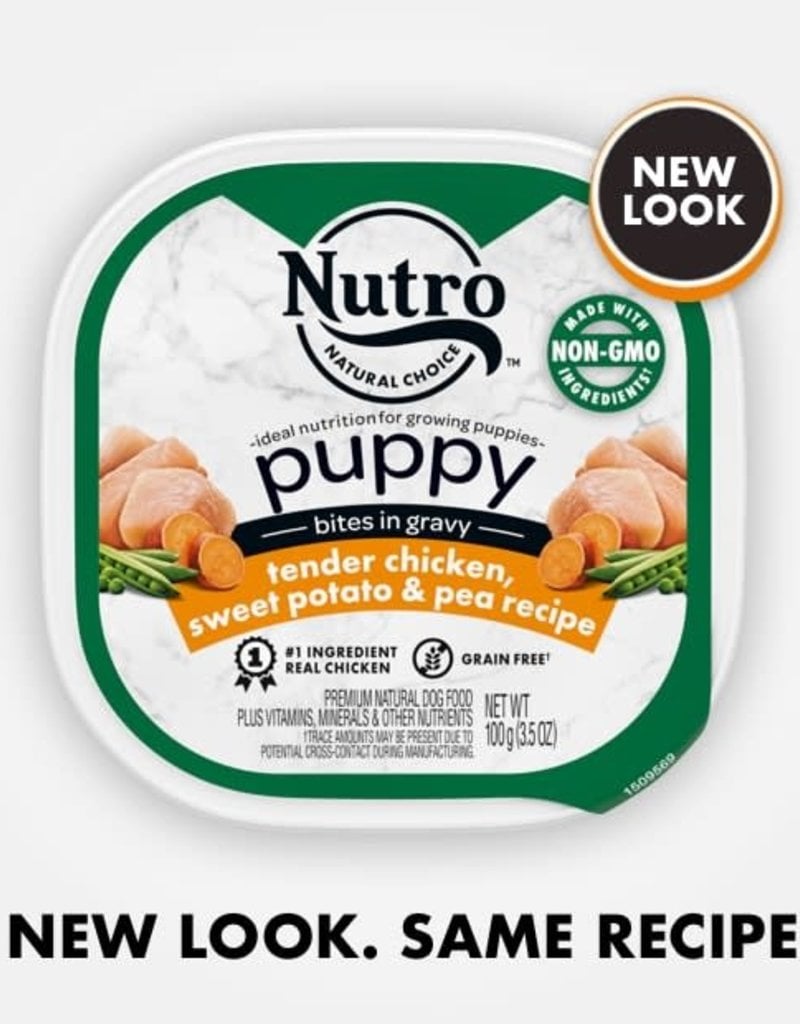 Nutro Nutro Bites In Gravy Puppy Tender Chicken Cups 3.5oz tray