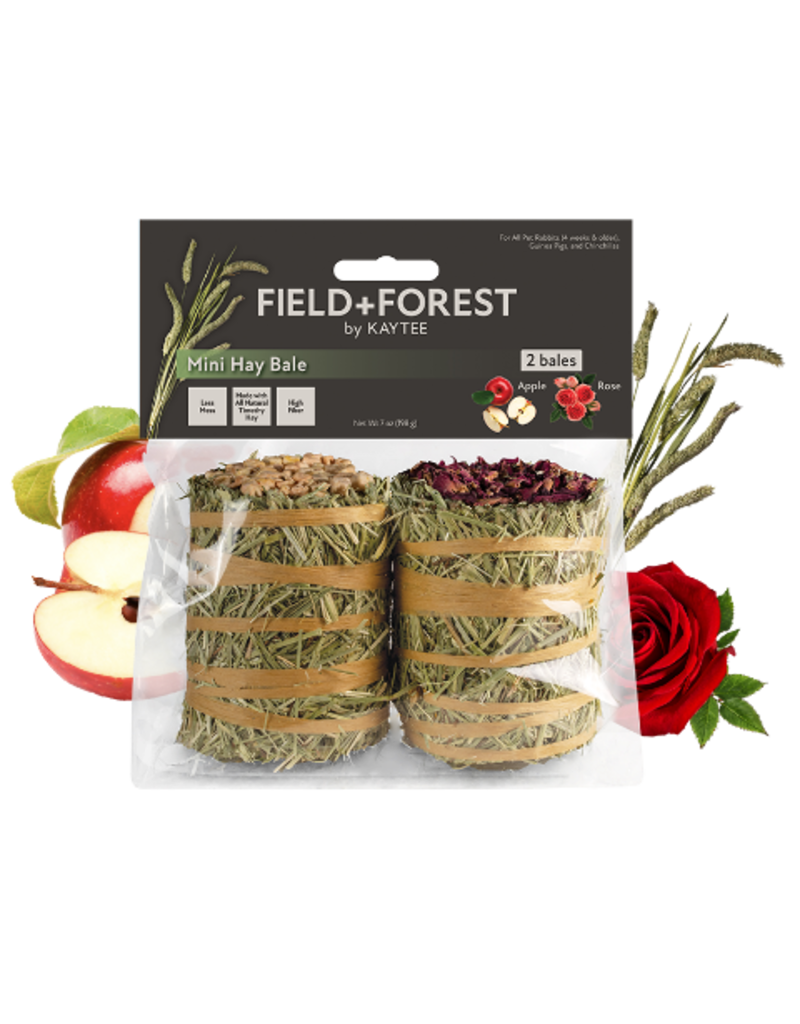 Kaytee Kaytee Hay Bales Apple/Rose 7Oz2Pk Noah's Ark