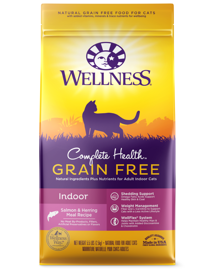 Wellness Wellness Complete Health Grain Free Salmon Herring Indoor Cat