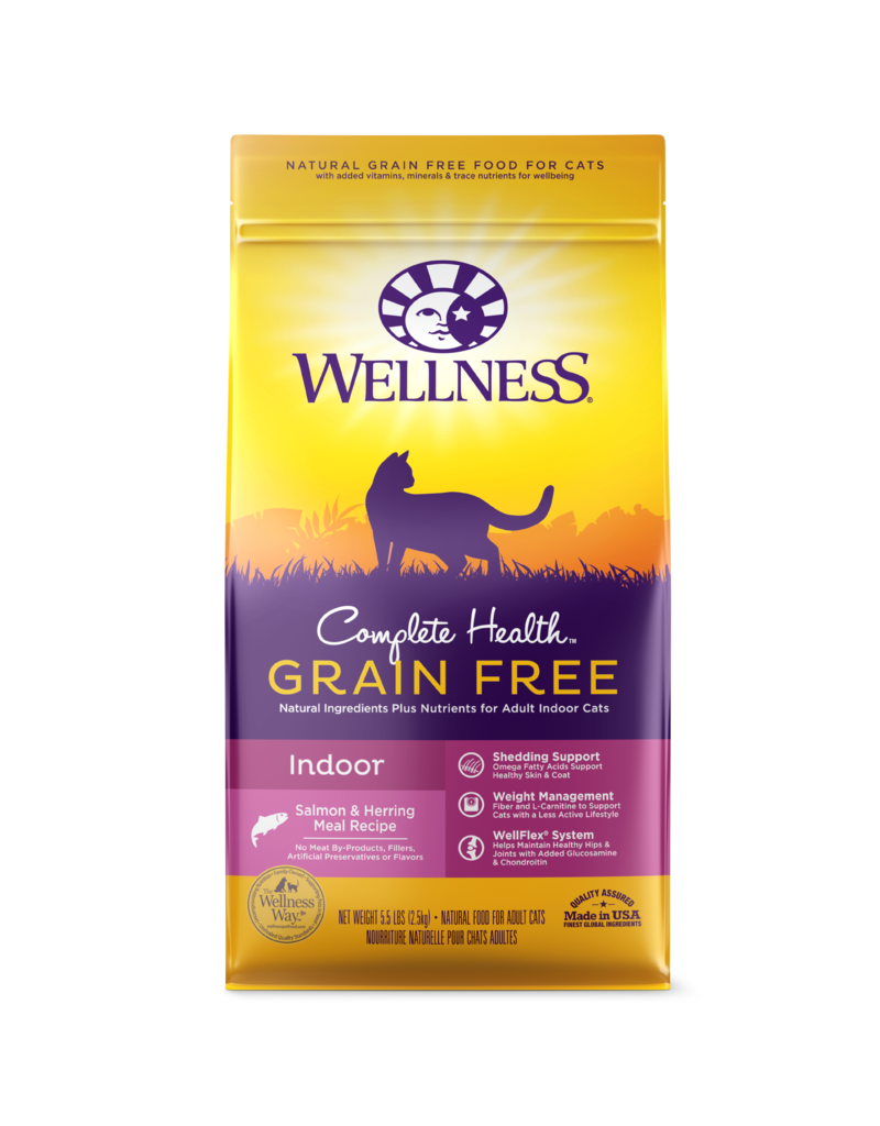 Wellness Wellness Complete Health Grain Free Salmon Herring Indoor Cat