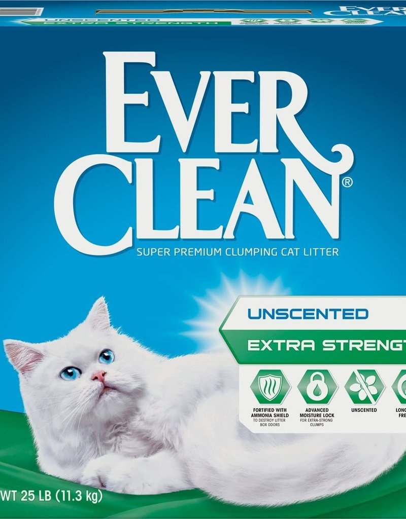 Clorox Ever Clean Extra Strength Unscented Cat Litter 25 LB