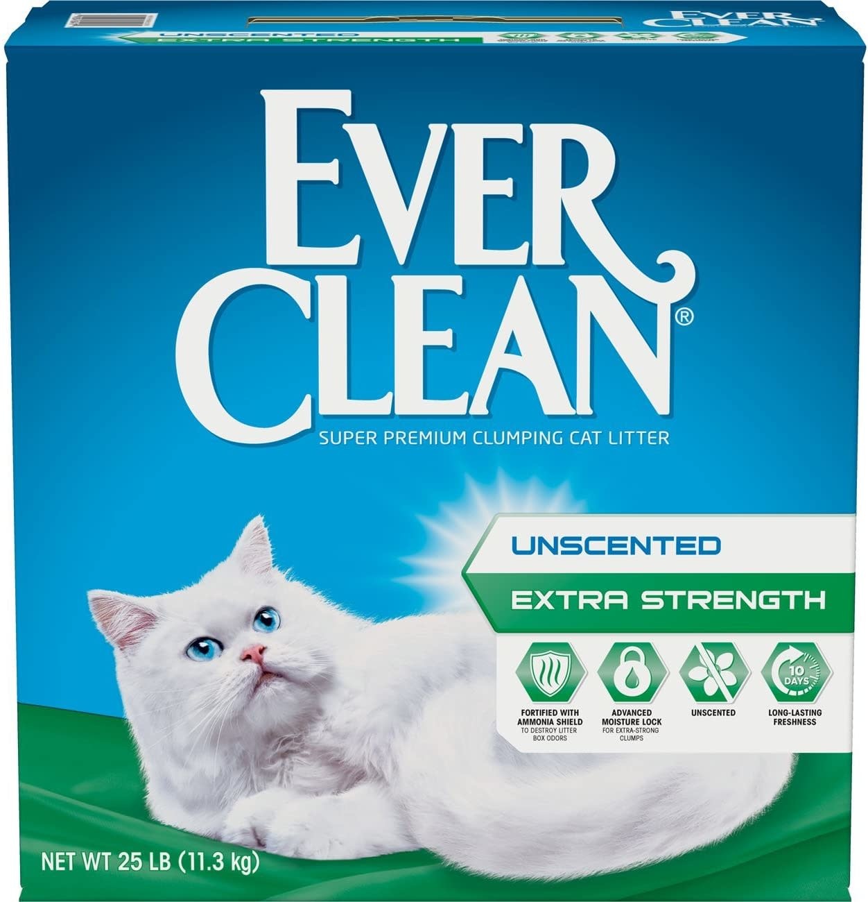 Clorox Ever Clean Extra Strength Unscented Cat Litter 25 LB Noah's Ark