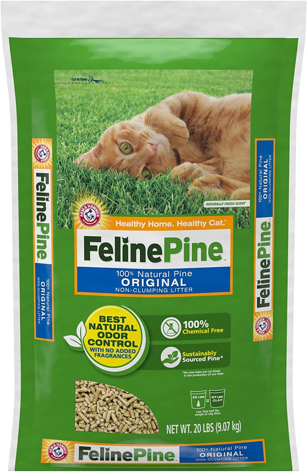 Feline Pine Feline Pine Original Natural Pine Cat Litter 20 LB Noah's Ark