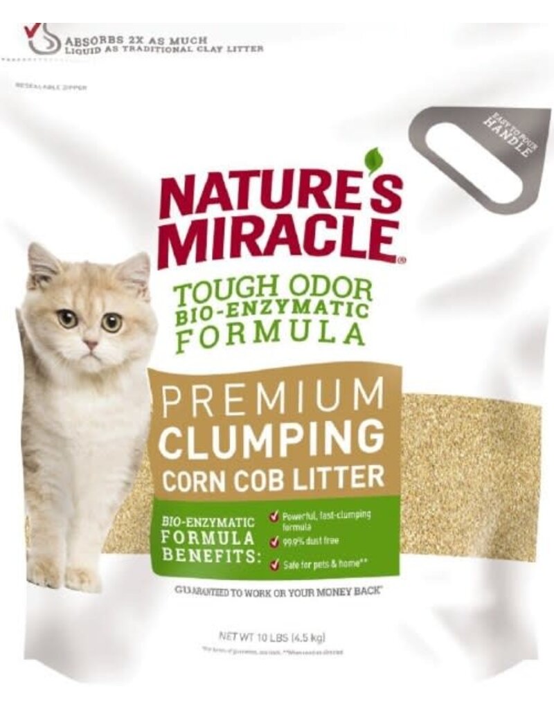 Natures Miracle Nature's Miracle Premium Clumping Corn Cob Litter 10 lb