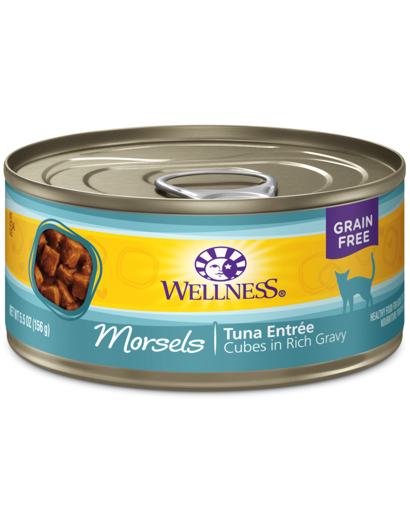 Wellness Wellness Complete Health Cubed Morsels Tuna Entree Canned Cat Food 5.5oz can