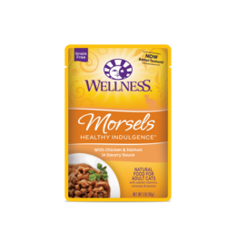 Wellness Wellness Healthy Indulgence Morsels Chicken & Salmon Wet Cat Food 3oz pouch