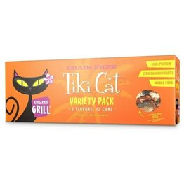 Tiki Pet Tiki Cat King Kam Grill Variety Pack 2.8 oz 12 pack