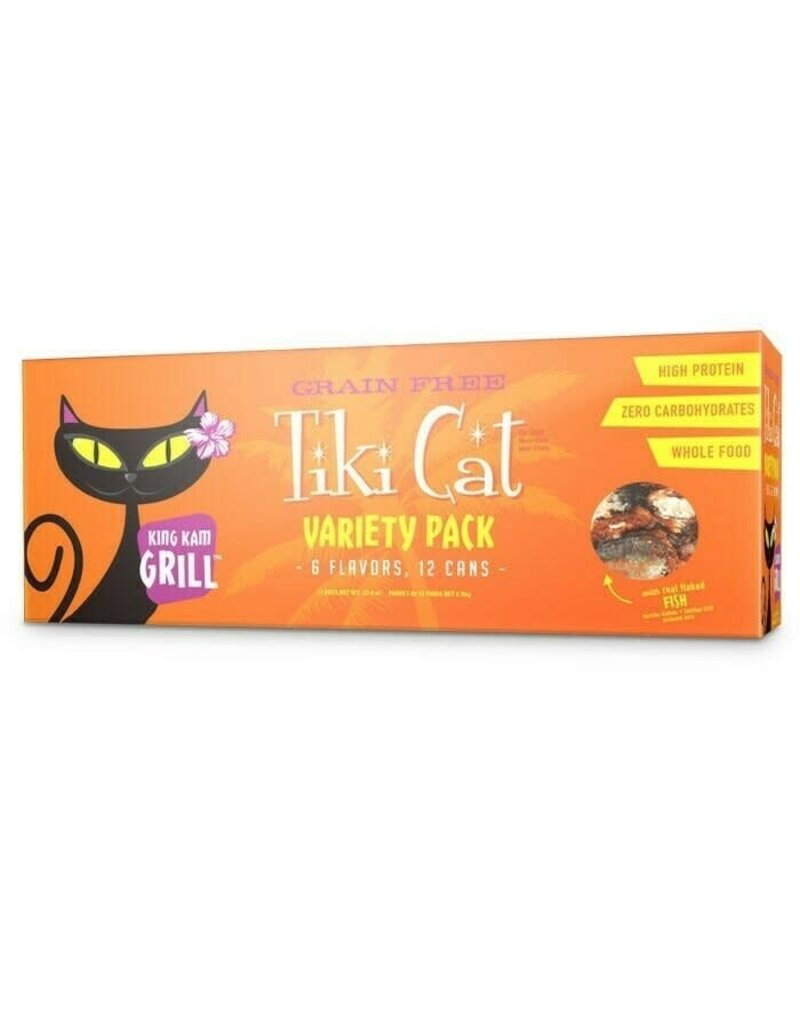 Tiki Pet Tiki Cat King Kamehameha Variety Pack 2.8 oz 12 pack