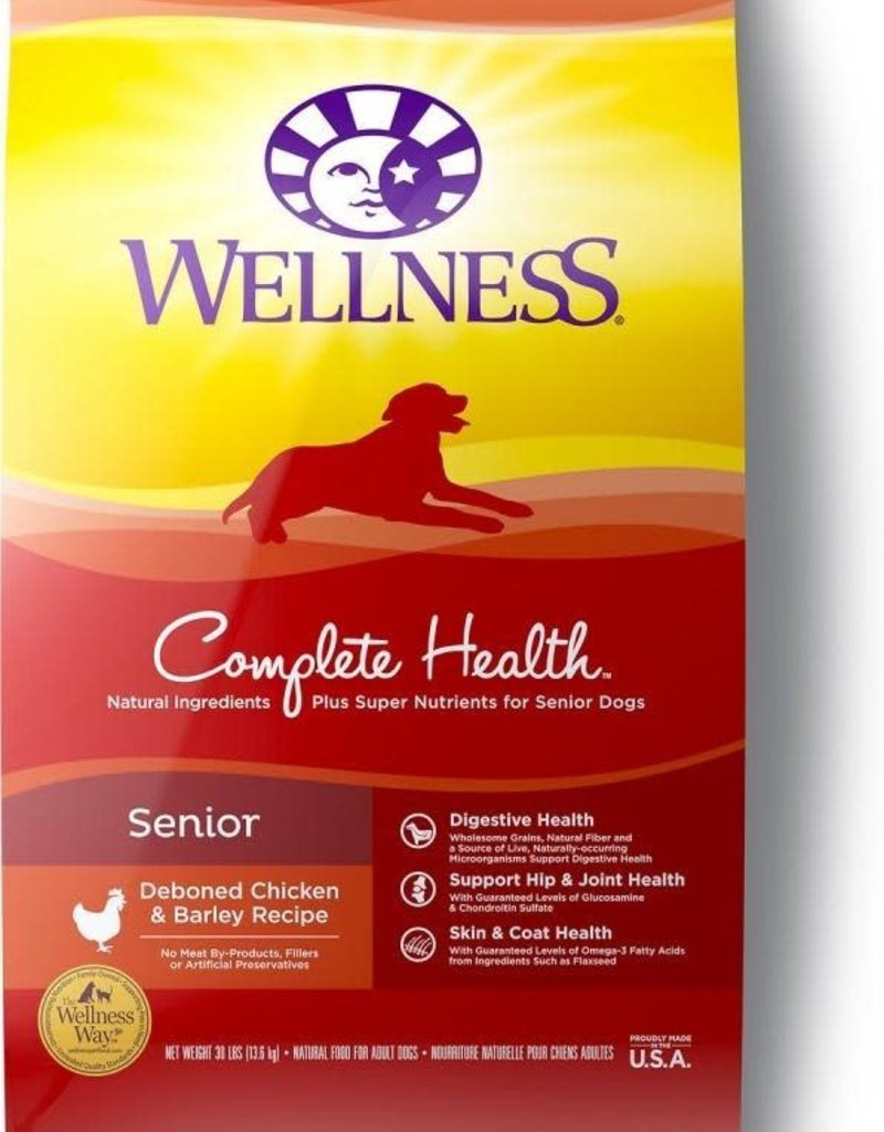 Wellness Wellness Complete Health Senior Chicken & Barley Recipe Dry Dog Food
