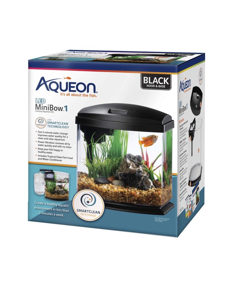 Aqueon Aqueon Smartclean LED Aquarium Kit 1 Gallon