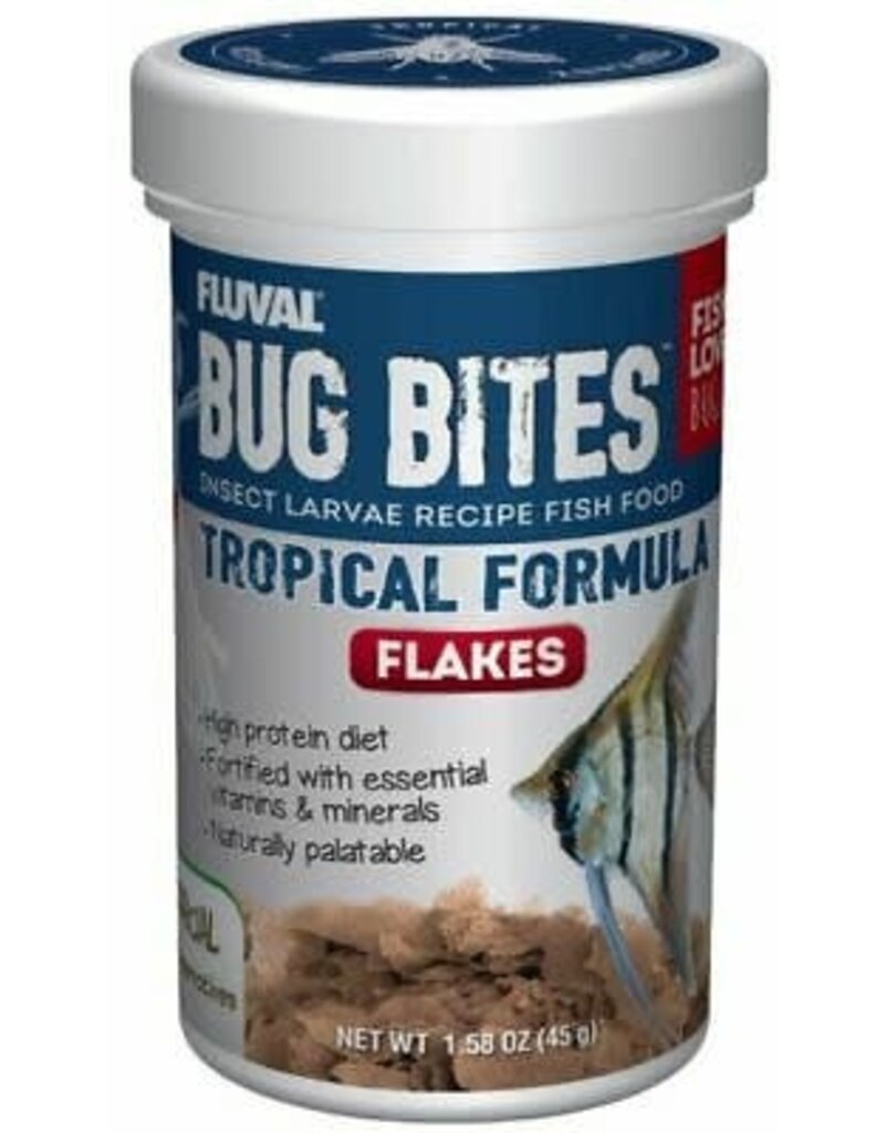 Fluval Fluval BugBites Tropical Flakes Fish Food