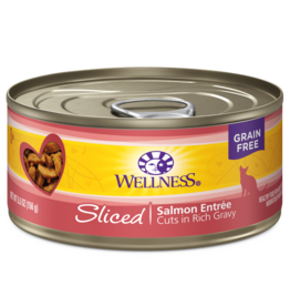 Wellness Wellness Complete Health Sliced Salmon Entree Canned Cat Food 5.5oz can