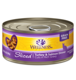 Wellness Wellness Complete Health Sliced Turkey & Salmon Canned Cat Food 5.5oz can