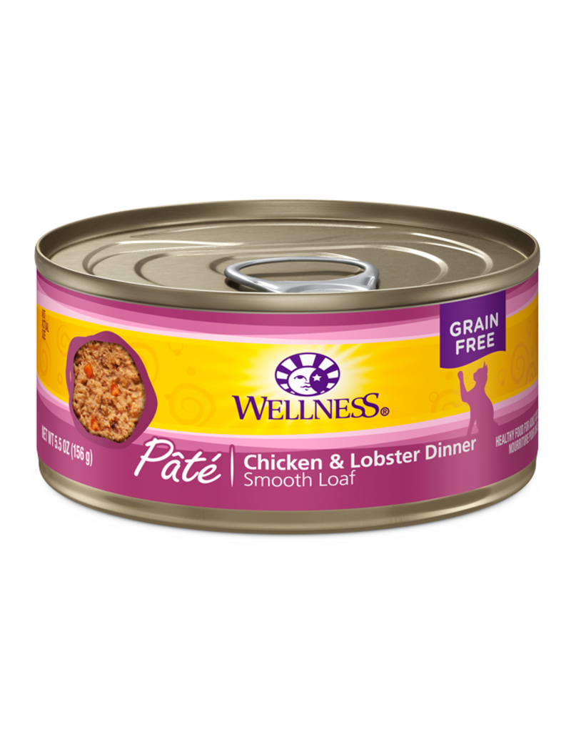Wellness Wellness Complete Health Pate Chicken and Lobster Cat Food 3 oz can