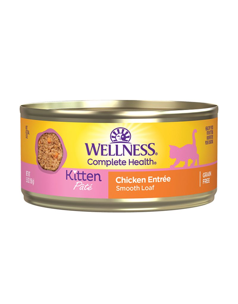 Wellness Wellness Complete Health Pate Kitten Chicken Entree Canned Cat Food 3oz can