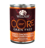 Wellness Wellness Core Grain Free Turkey, Chicken Liver & Turkey Liver Recipe Canned Dog Food 12.5 oz   can
