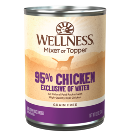 Wellness Wellness Mixer/Topper 95% Chicken Grain Free Wet Dog Food 13.2 oz Can
