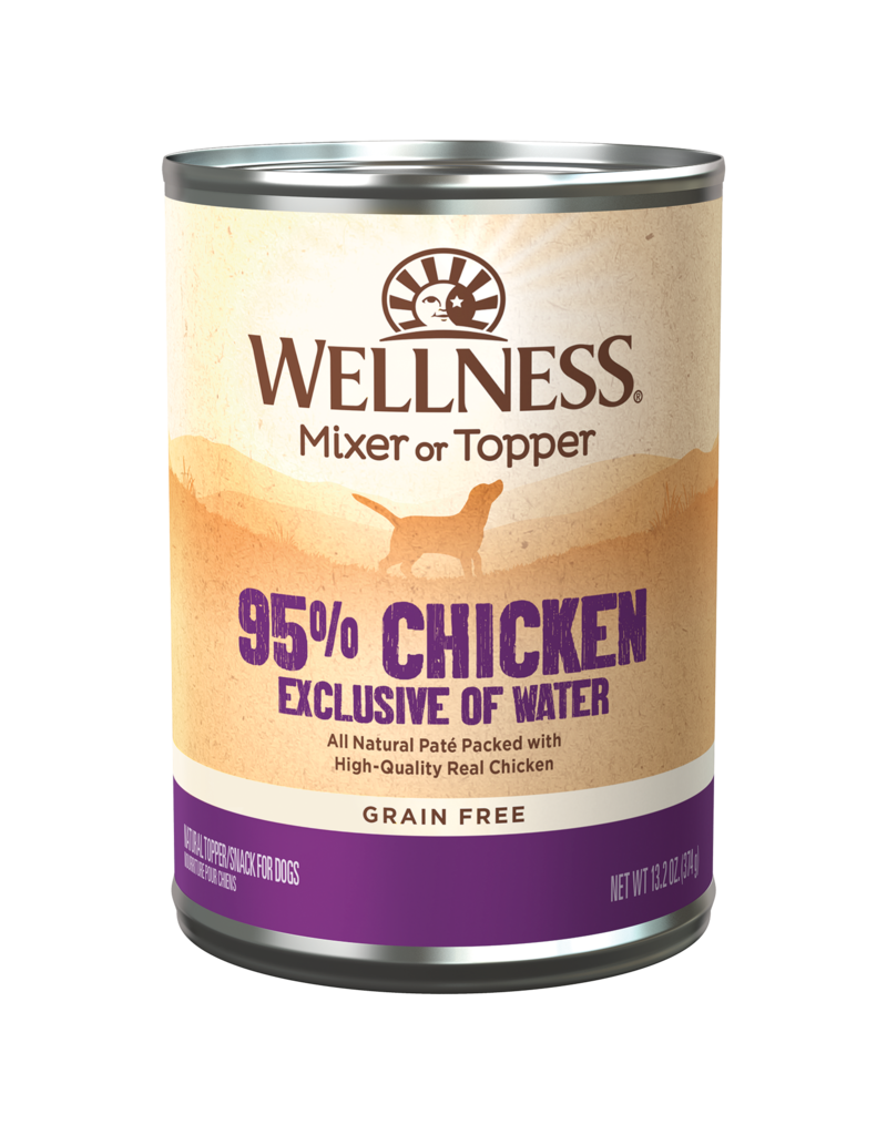 Wellness Wellness Mixer/Topper 95% Chicken Grain Free Wet Dog Food 13.2 oz Can