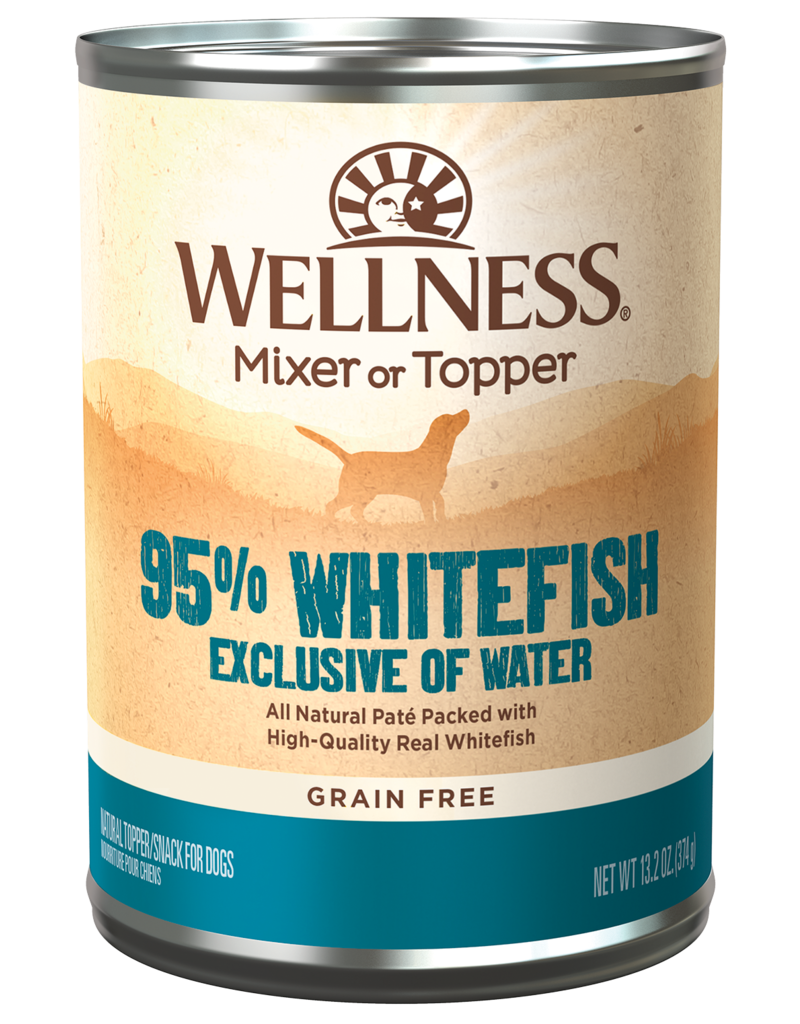 Wellness Wellness Mixer/Topper 95% Whitefish Grain Free Wet Dog Food 13.2 oz can