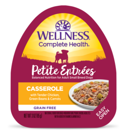 Wellness Wellness Petite Entrees Casserole C/GB/C  3 oz tray (yellow)