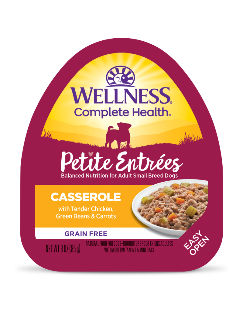 Wellness Wellness Petite Entrees Casserole C/GB/C  3 oz tray (yellow)