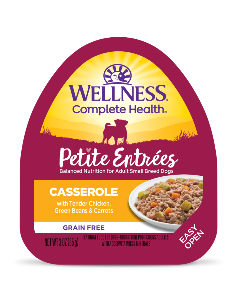 Wellness Wellness Petite Entrees Casserole with Chicken, Green Beans and Carrots 3 oz tray