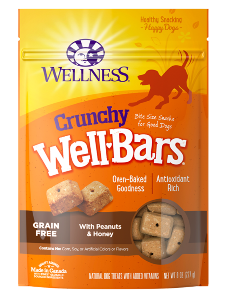 Wellness Wellness Crunchy Wellbars Peanut & Honey Recipe Dog Treats 45 oz