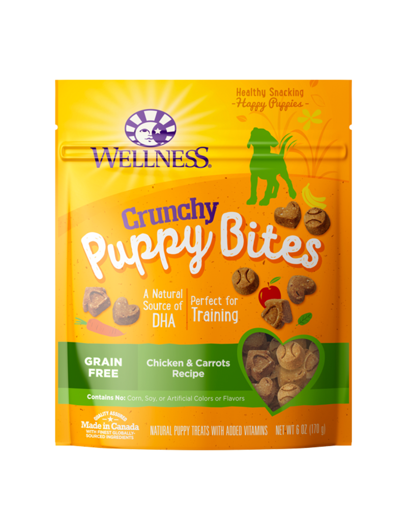 Wellness Wellness Crunchy Puppy Bites Chicken & Carrots 6oz